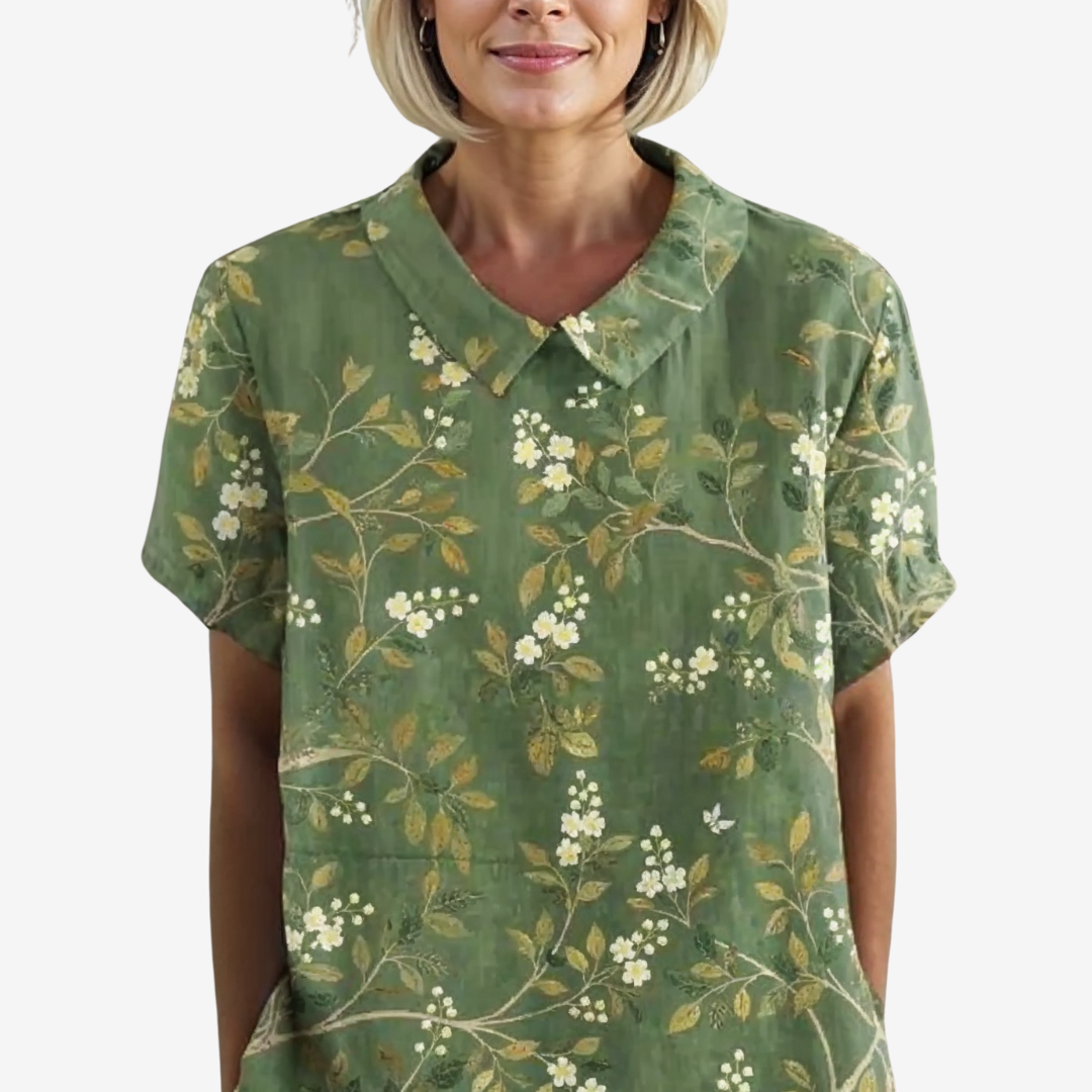 Amalie™ Vintage hørbluse