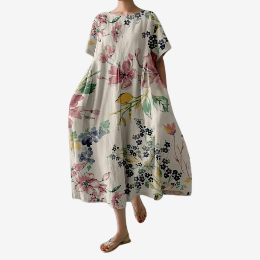 Liora™ Flydende blomsterkjole