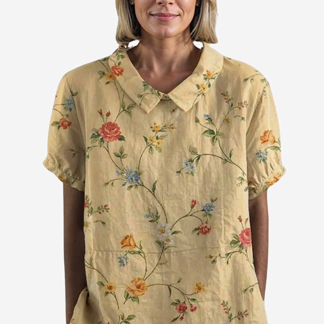 Amalie™ Vintage hørbluse