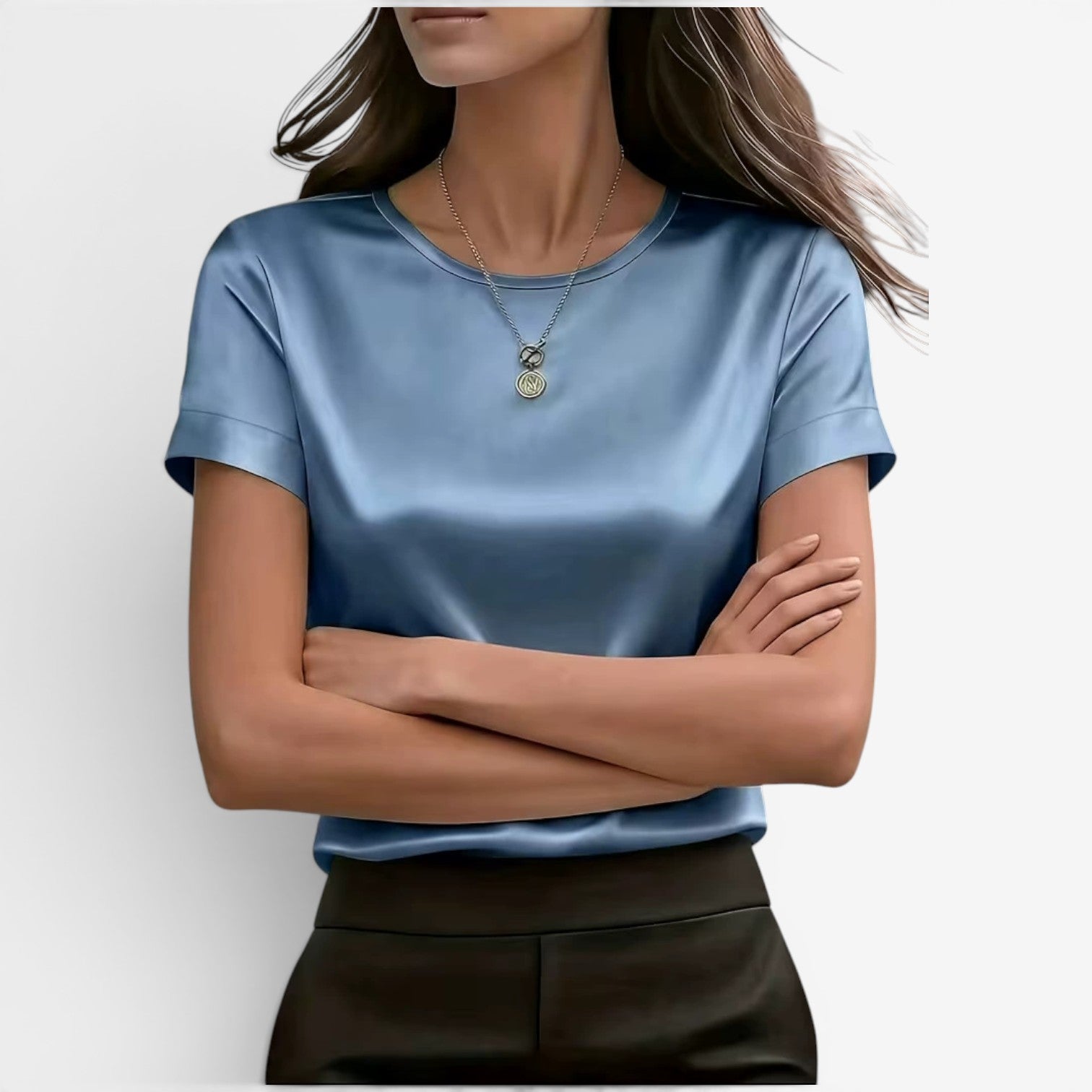Adina™ Elegant satin-T-shirt