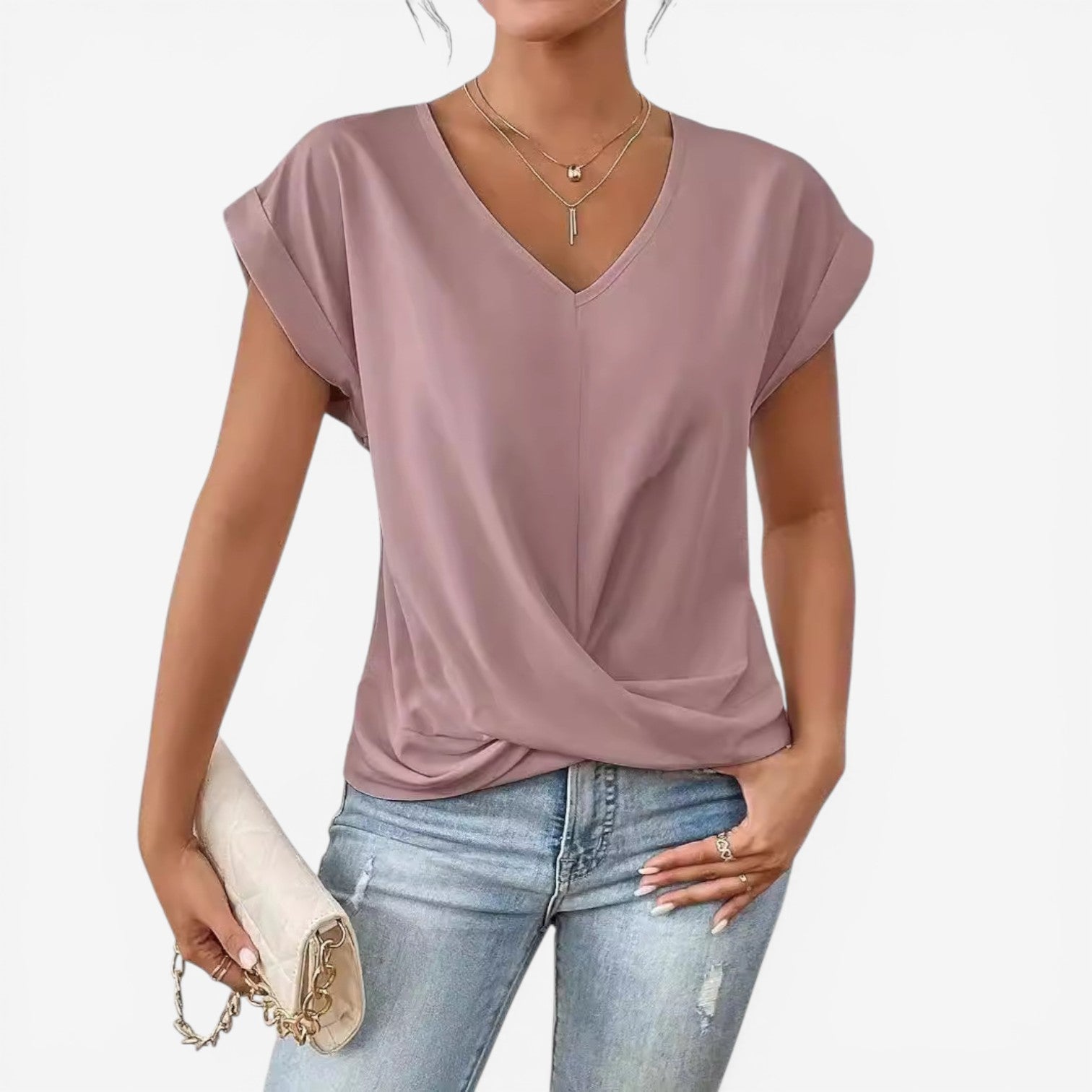 Astrid™ Plisseret bluse