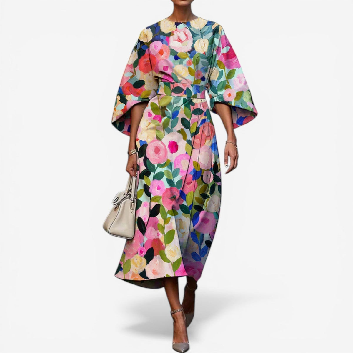 Zaquia™ Midi-kjole med print