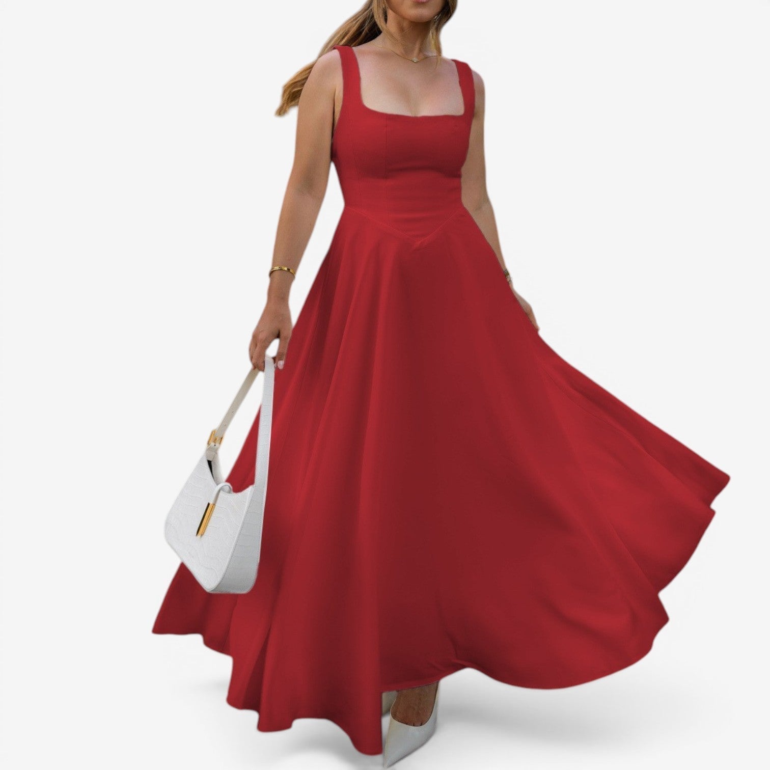 Louise™ Udsvingende midikjole
