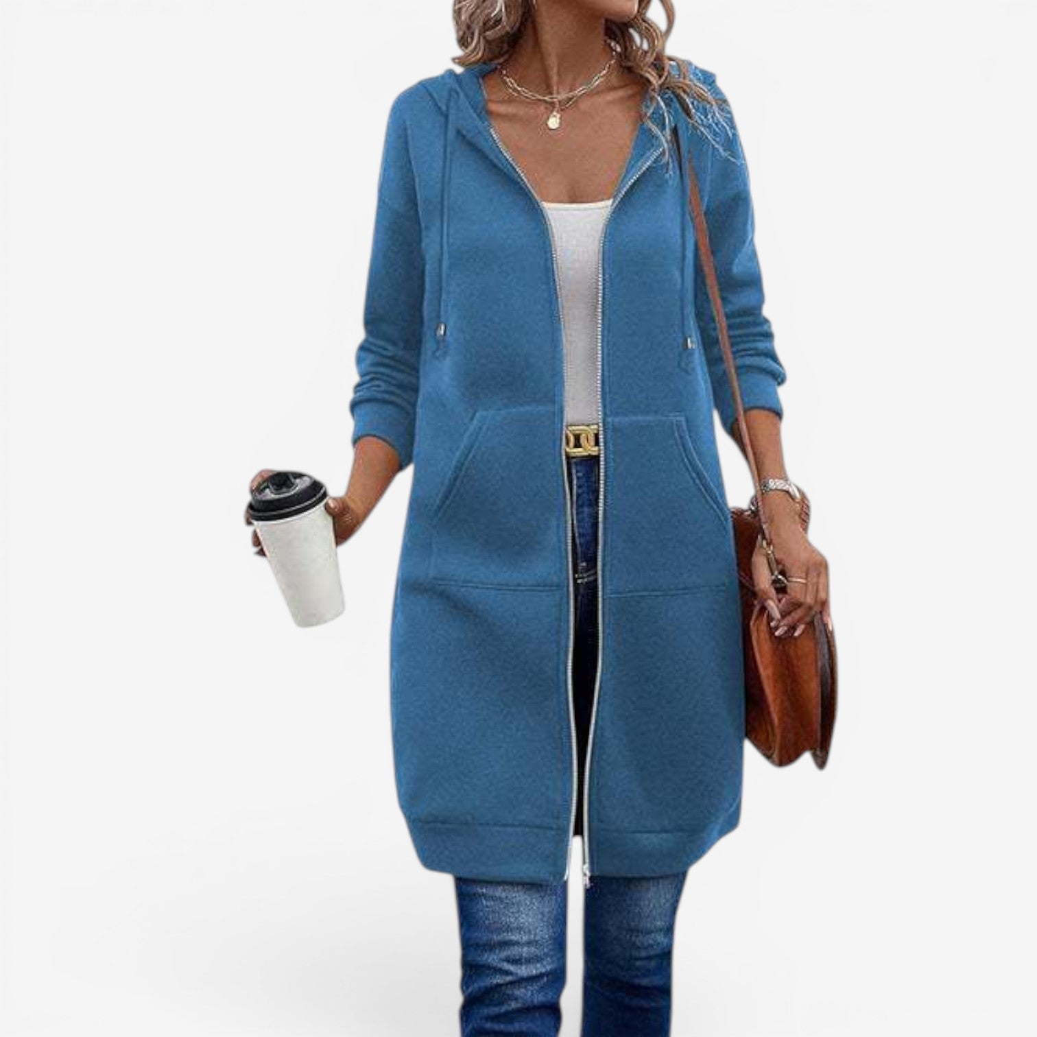 Cara™ Lang sweatshirtvest