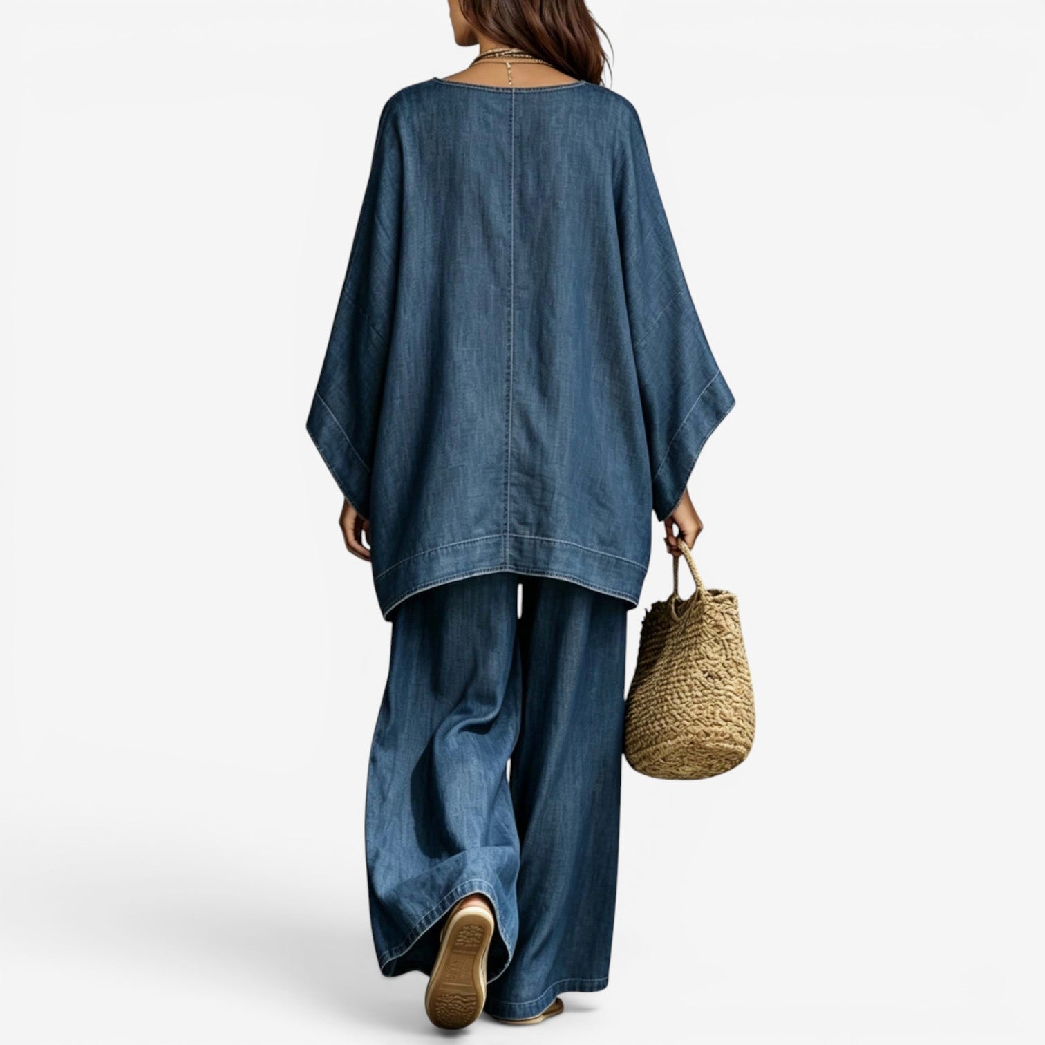 Josefine™ Todelt denimsæt