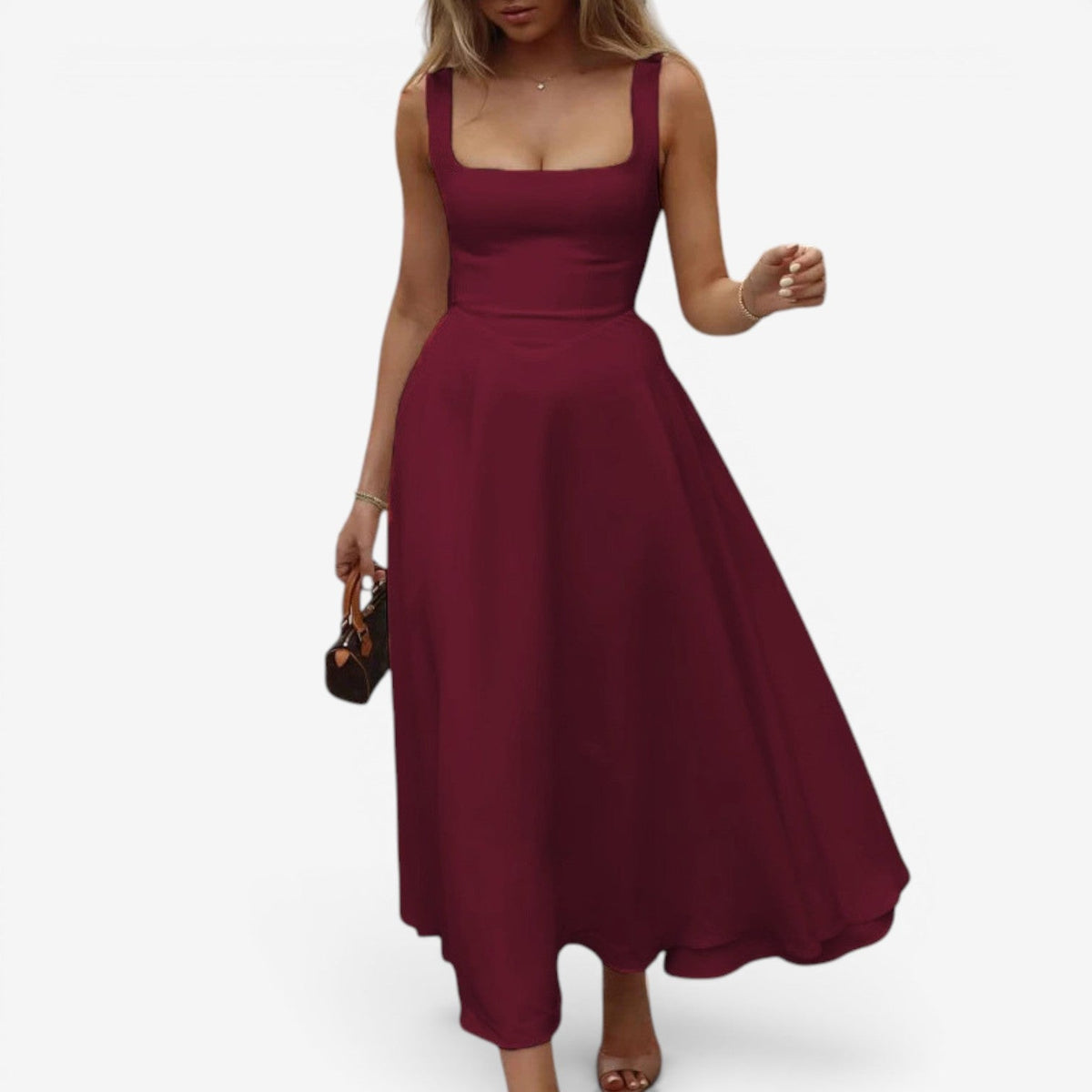 Louise™ Udsvingende midikjole