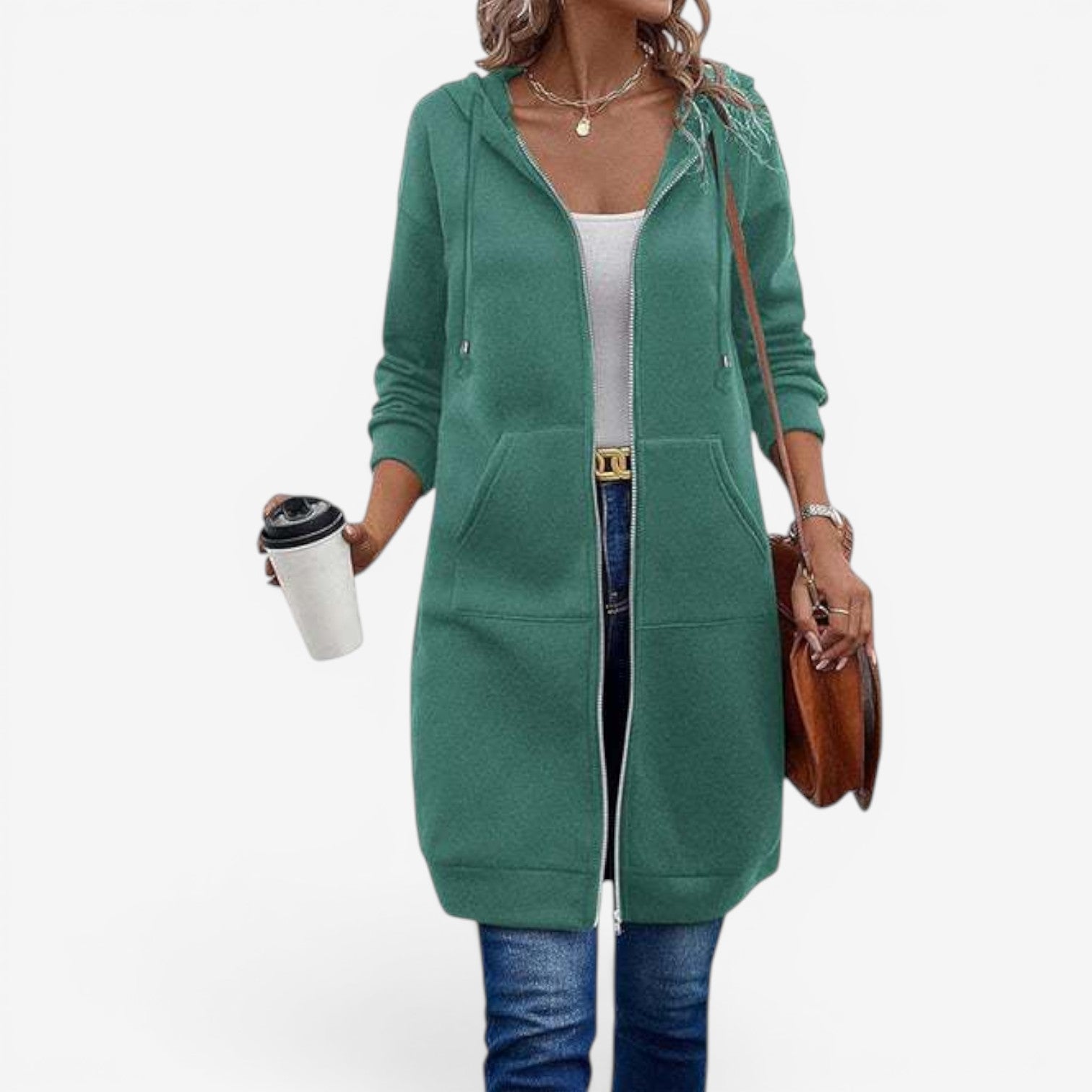 Cara™ Lang sweatshirtvest