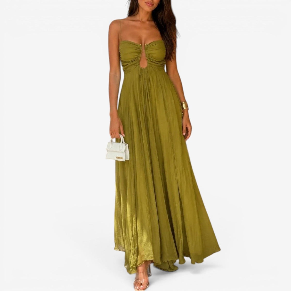 Vibeke™ Flydende maxikjole