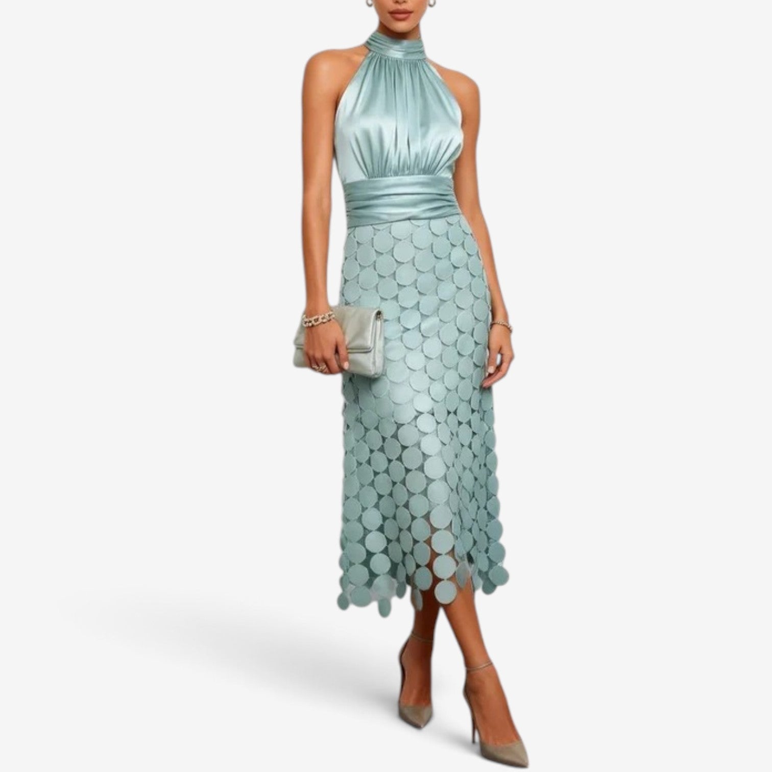 Karina™ Halter midi-kjole