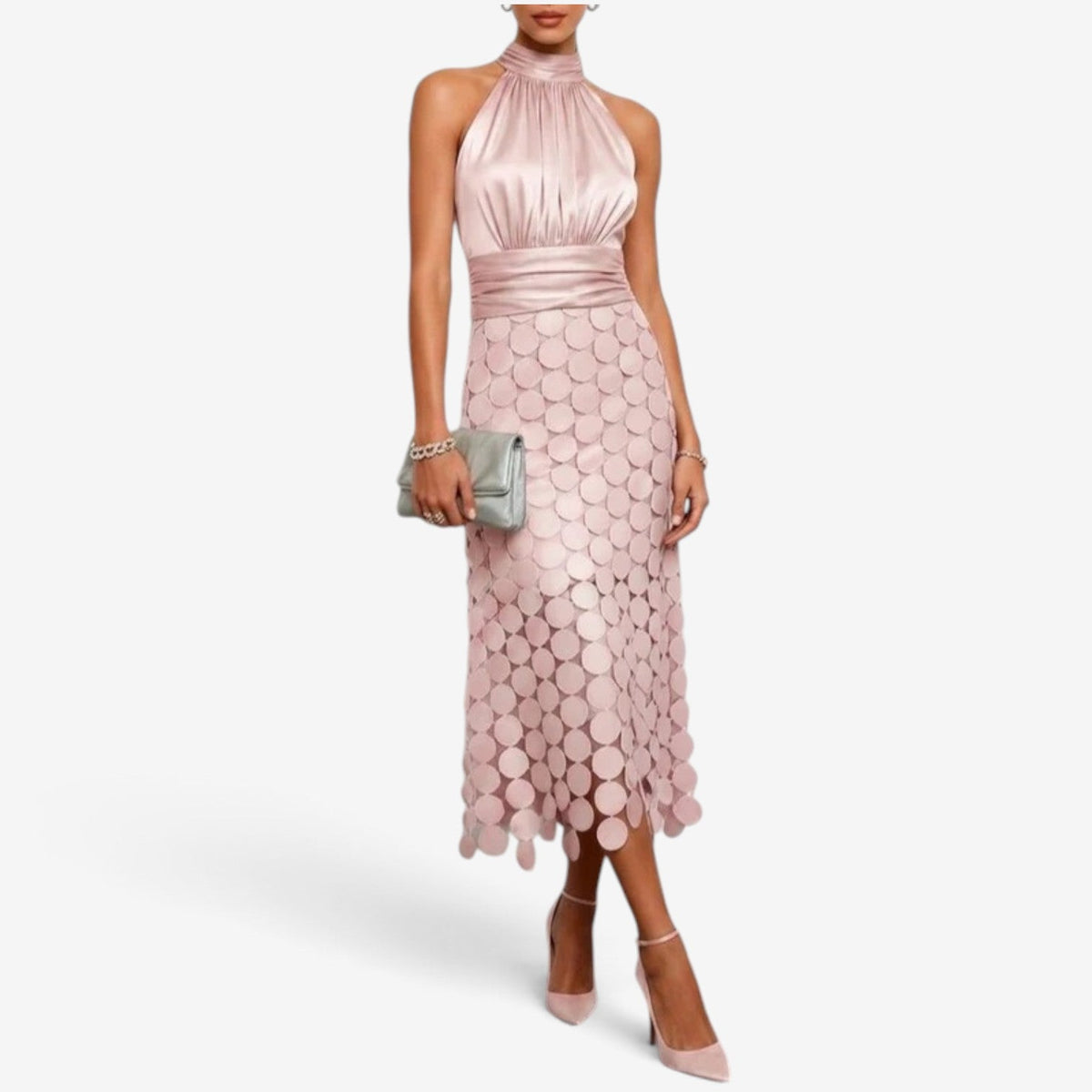 Karina™ Halter midi-kjole