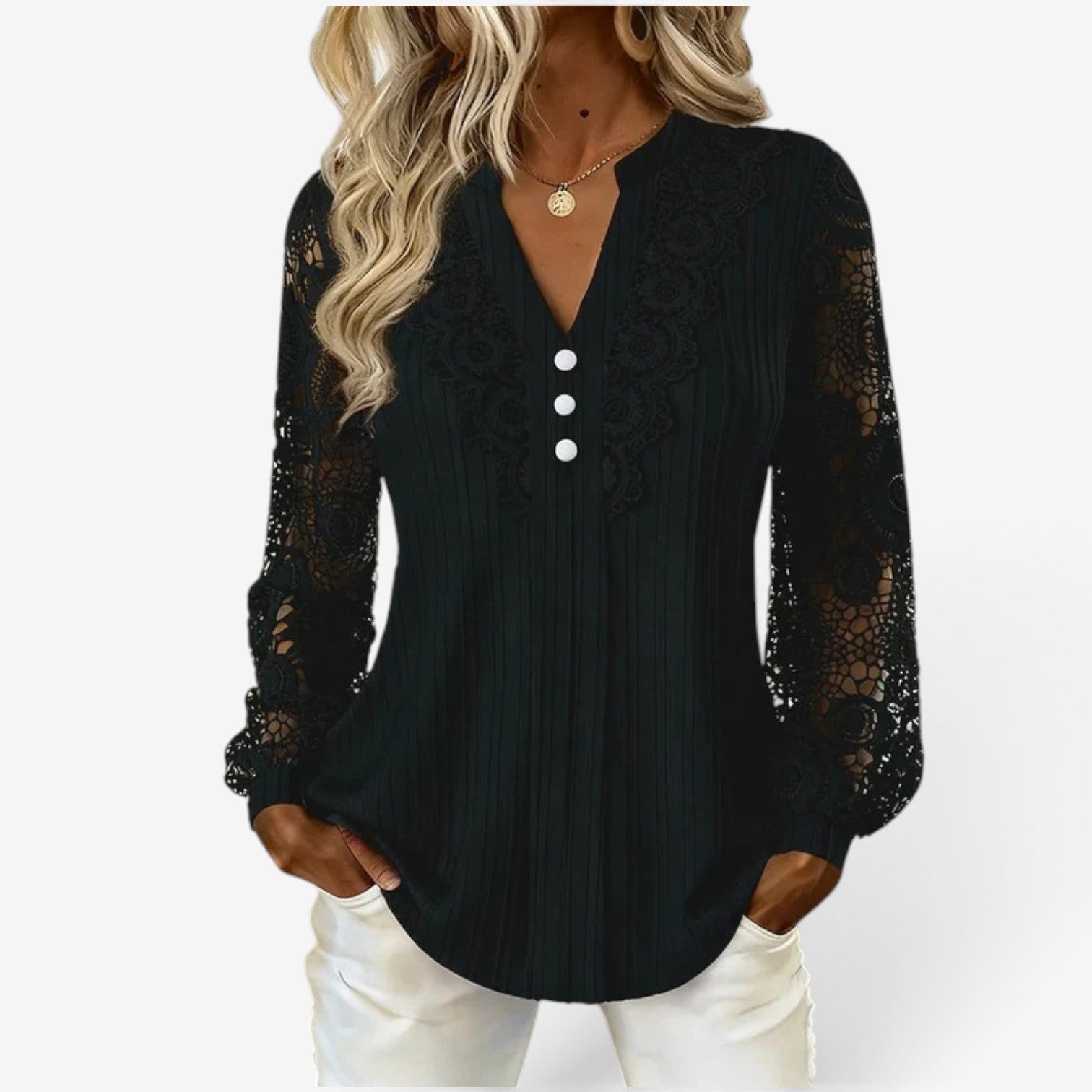 Rhea™ Langærmet bluse