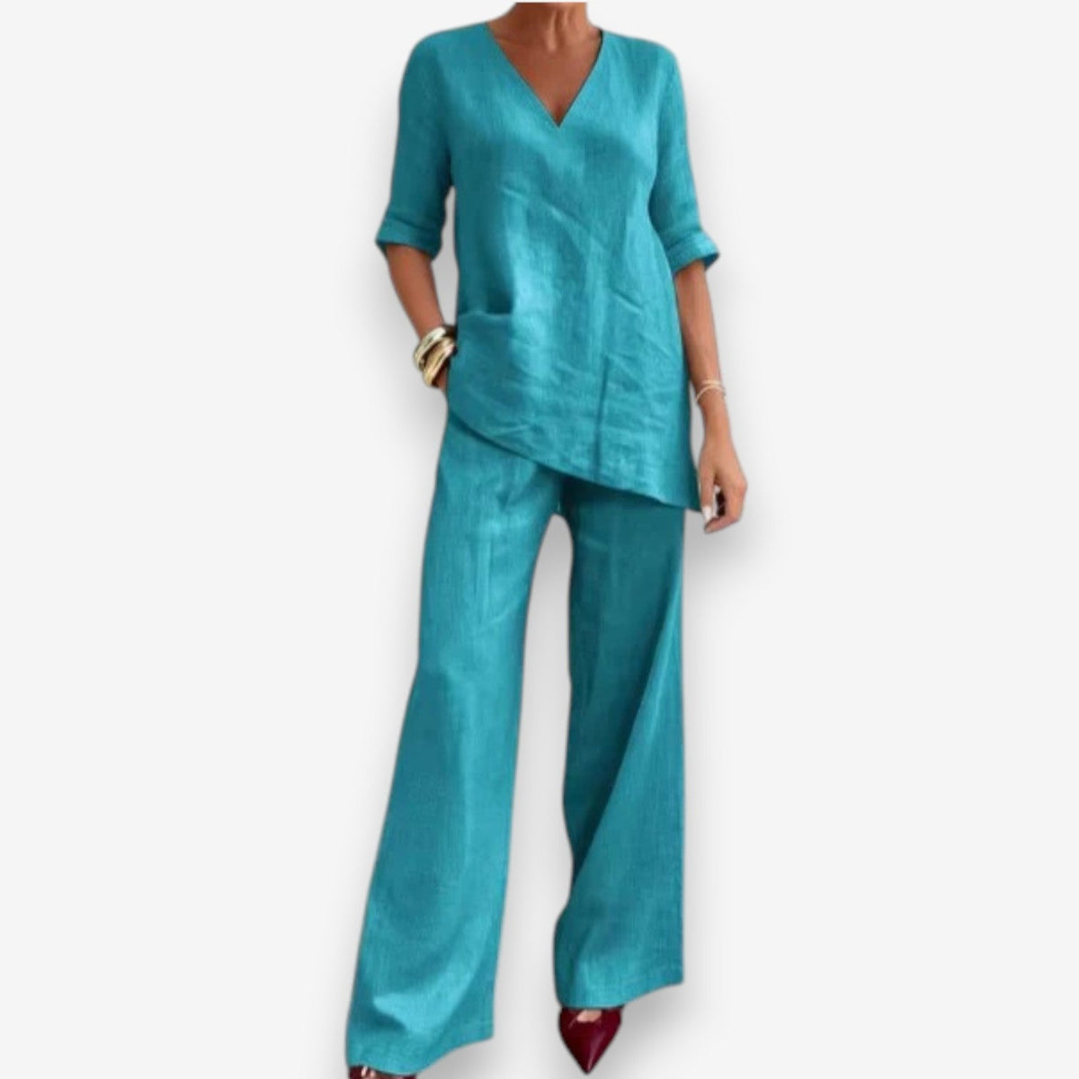 Alma™ Elegant flydende bluse