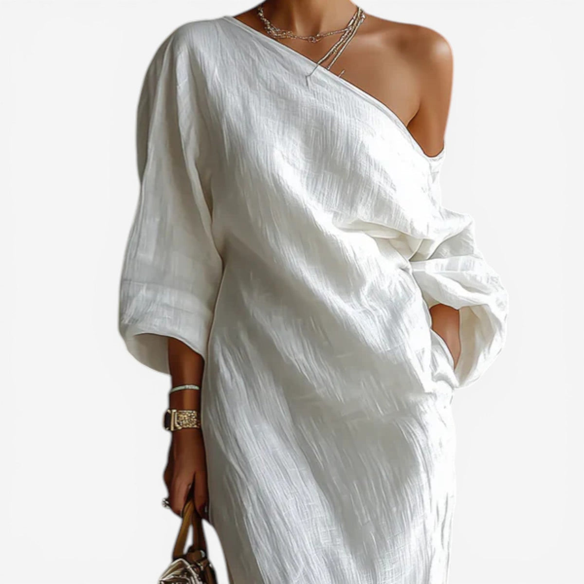 Agnes™ asymmetrisk kjole