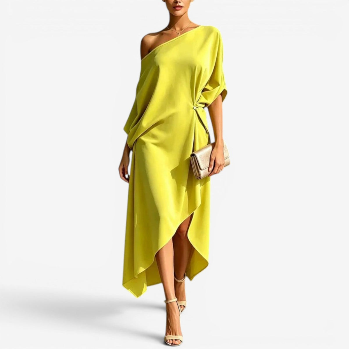 Camilla™ Asymmetrisk midikjole