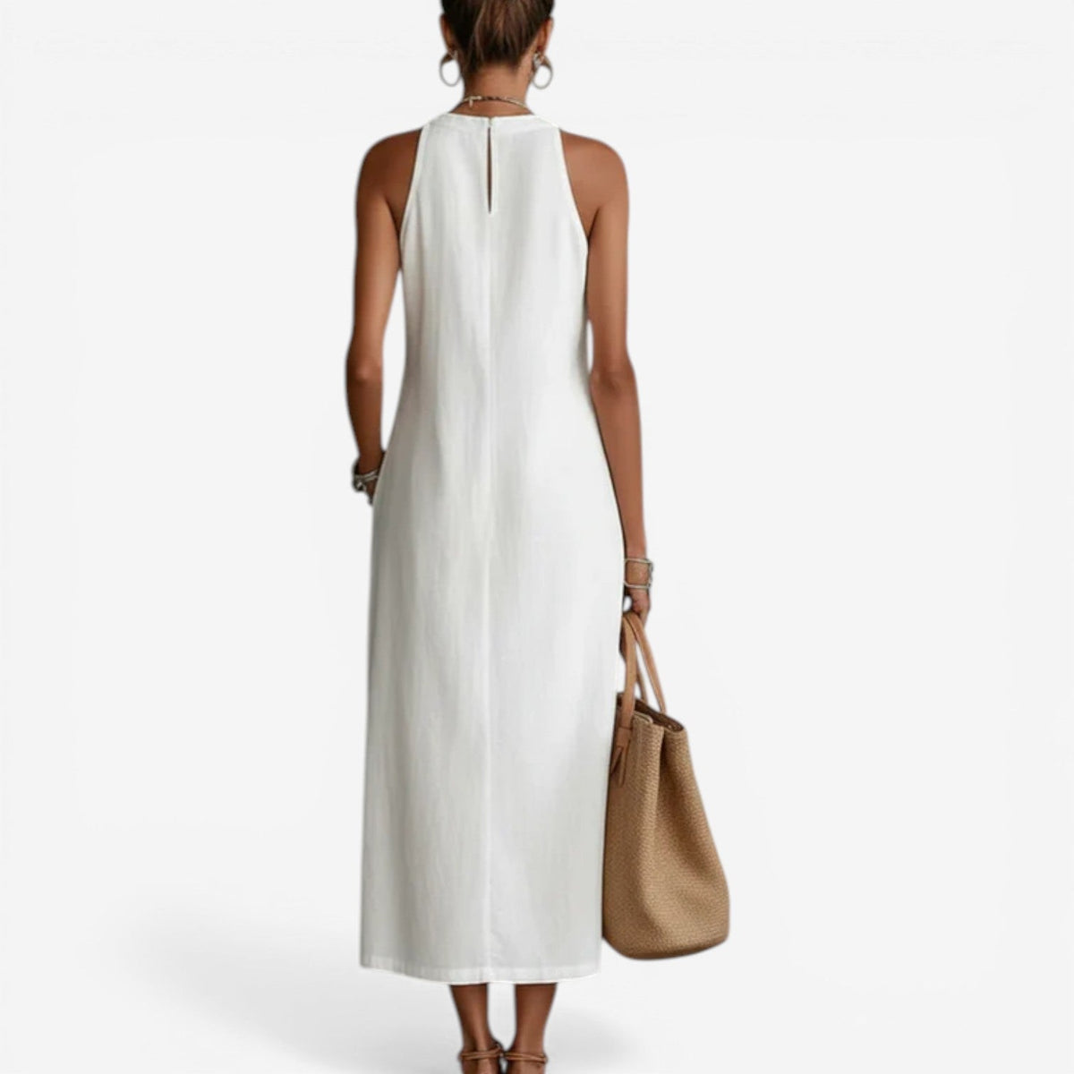 Astrid™ minimalistisk midikjole