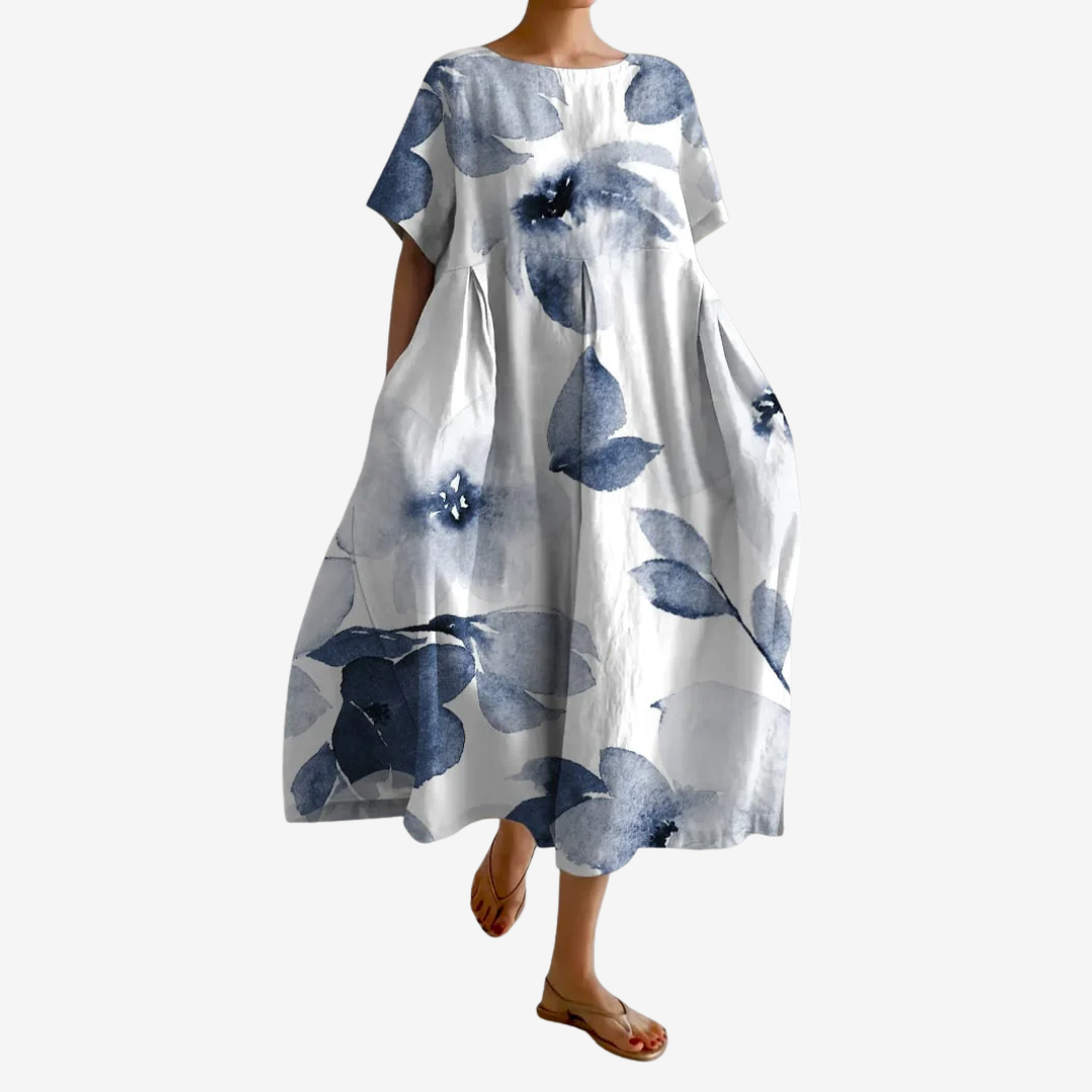 Liora™ Flydende blomsterkjole