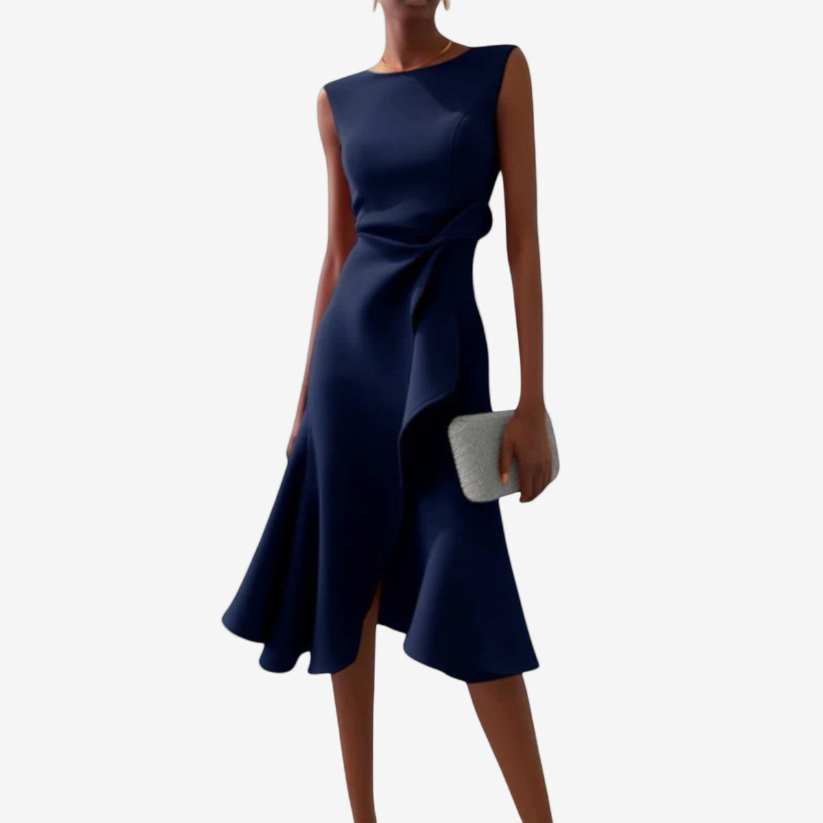 Eliina™ Asymmetrisk midi-kjole