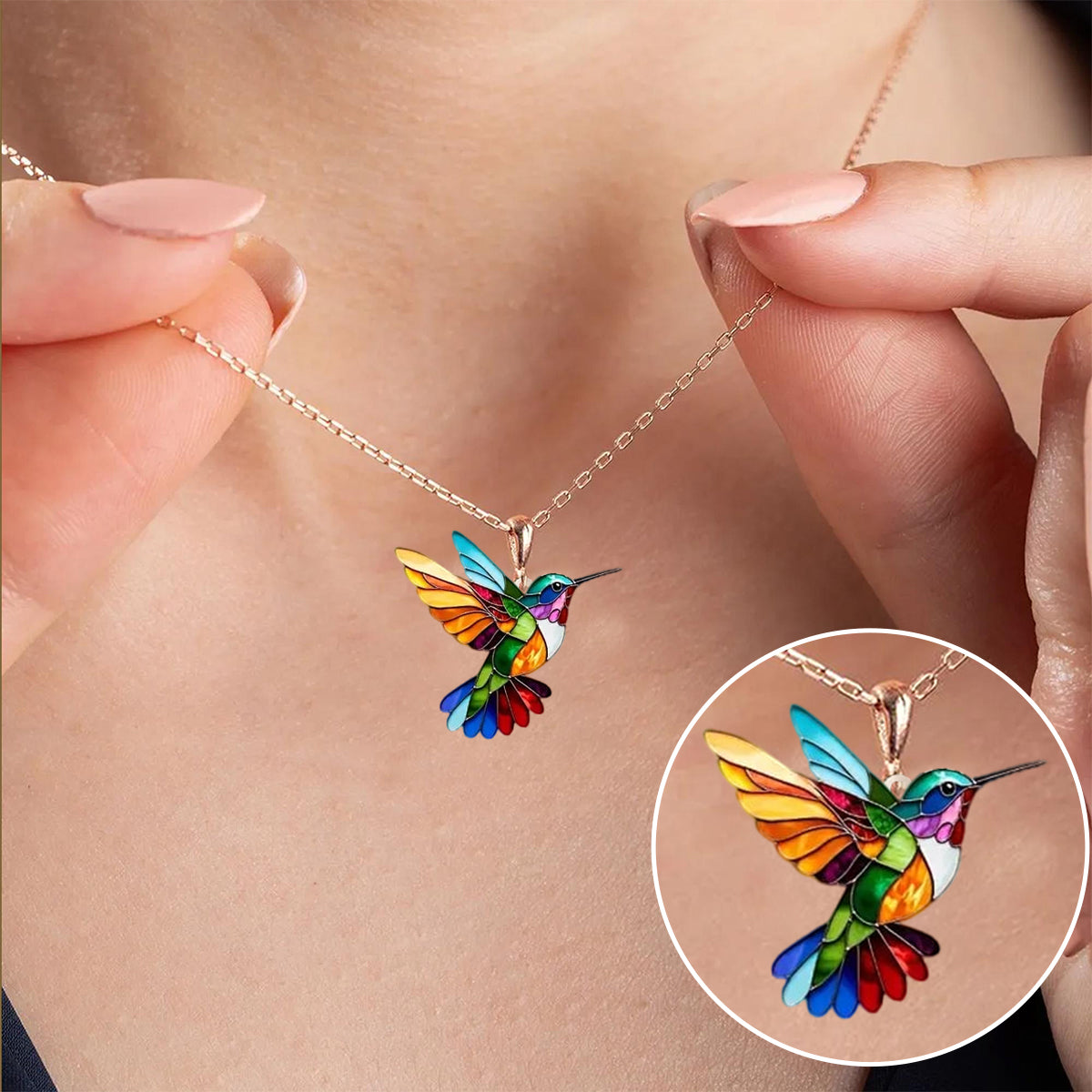 Johanne™ Farverig Kolibri