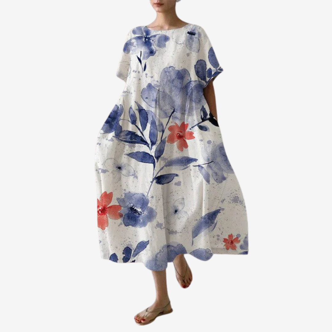 Liora™ Flydende blomsterkjole