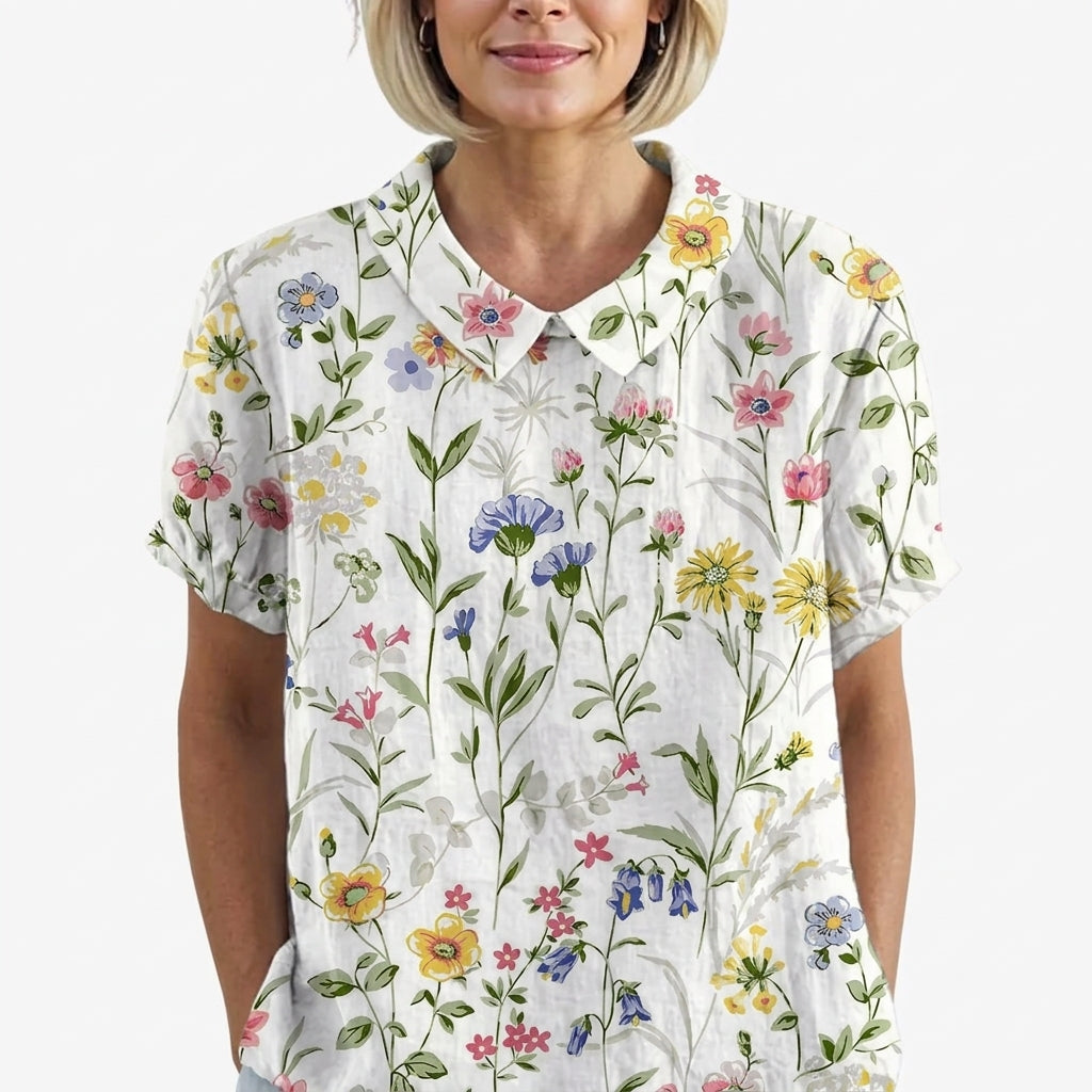 Amalie™ Vintage hørbluse