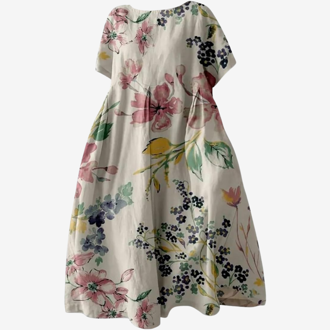 Liora™ Flydende blomsterkjole