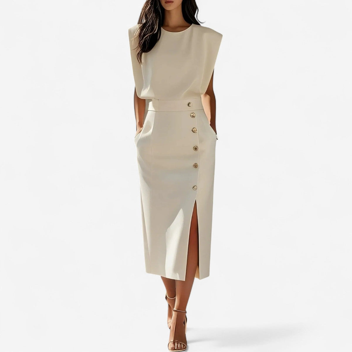 Stine™ Struktureret chik jumpsuit