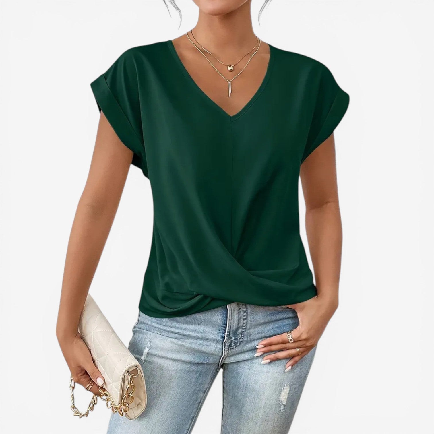 Astrid™ Plisseret bluse