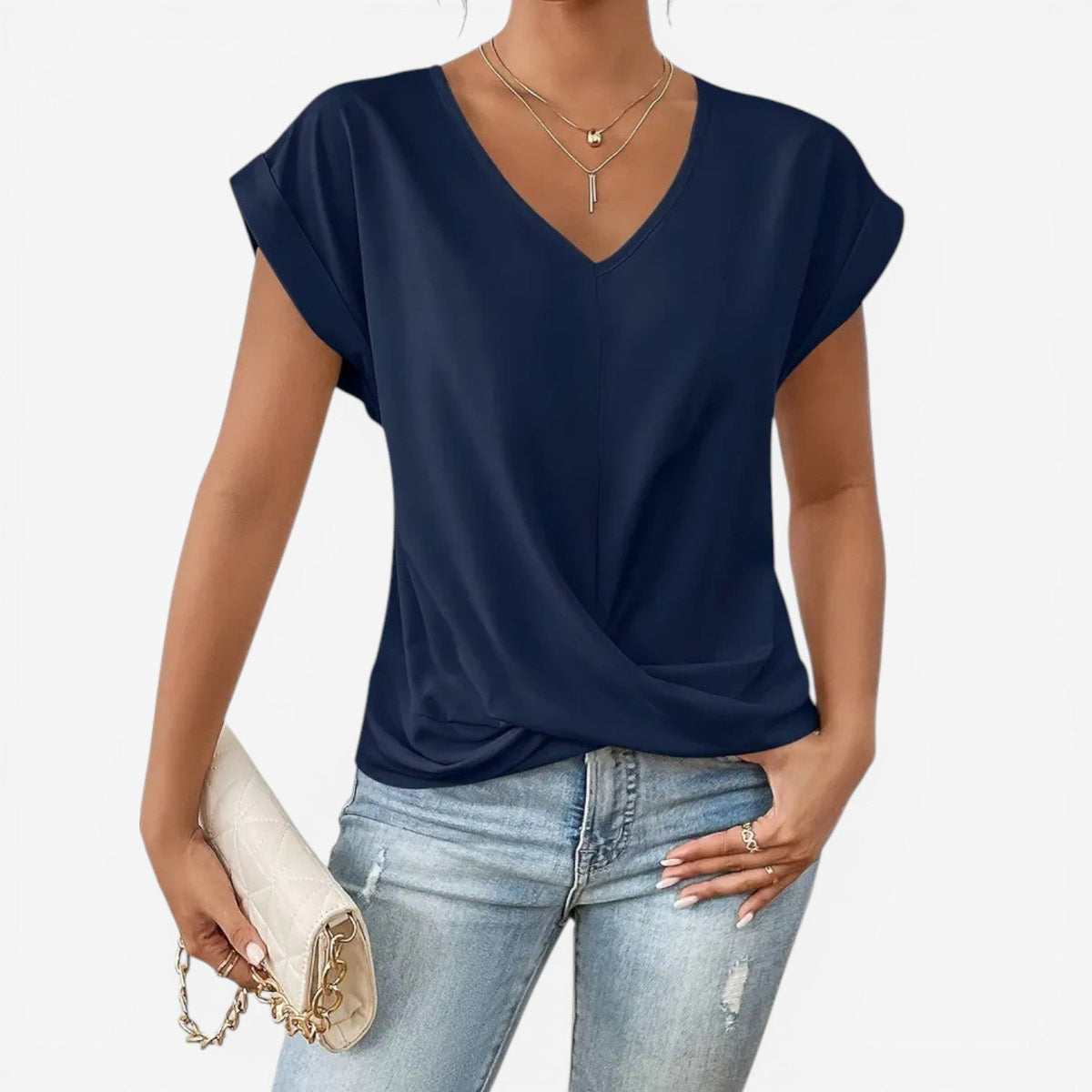 Astrid™ Plisseret bluse