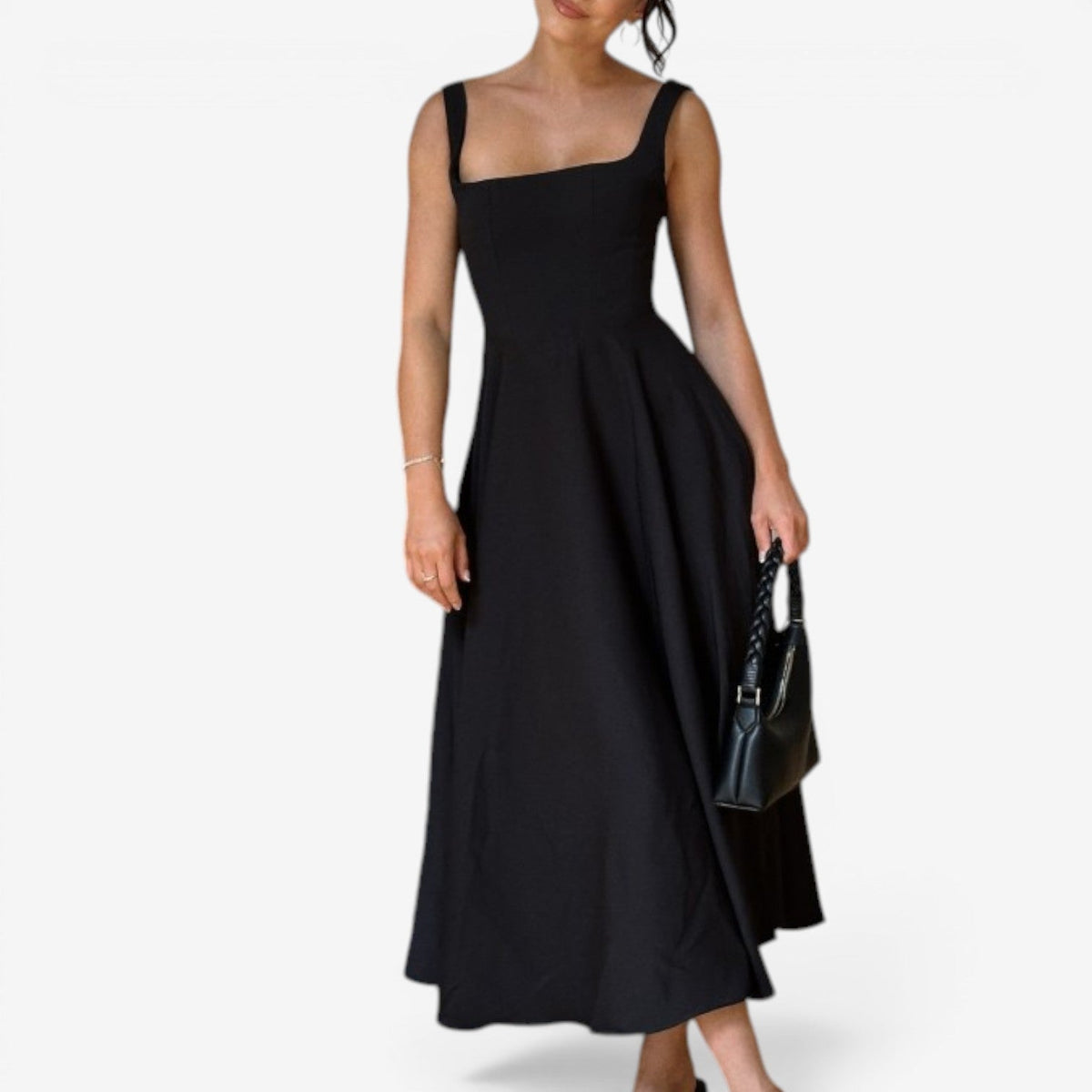 Louise™ Udsvingende midikjole