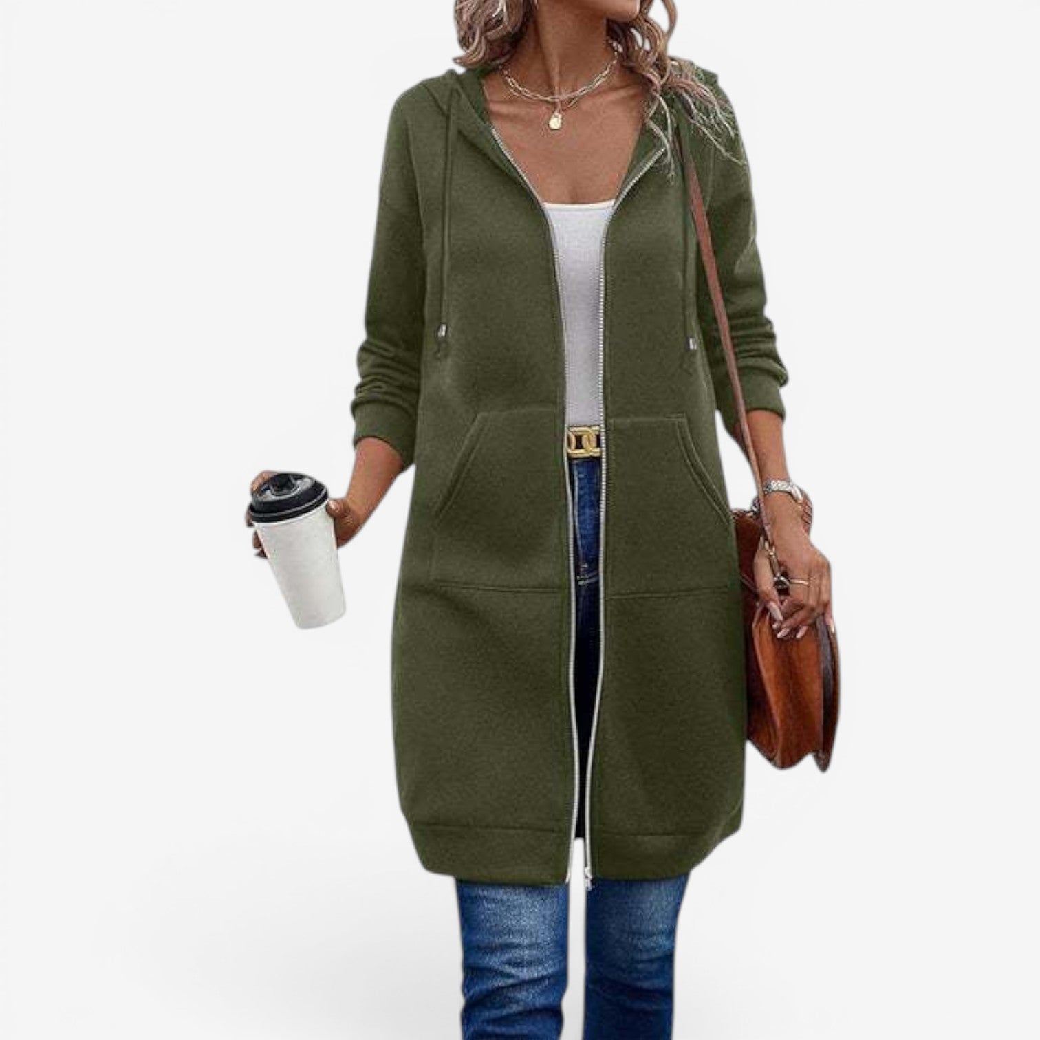 Cara™ Lang sweatshirtvest
