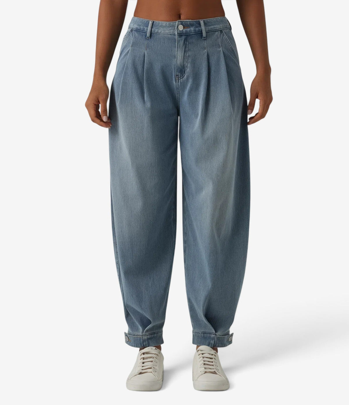 Hera™ Plisserede denim jeans