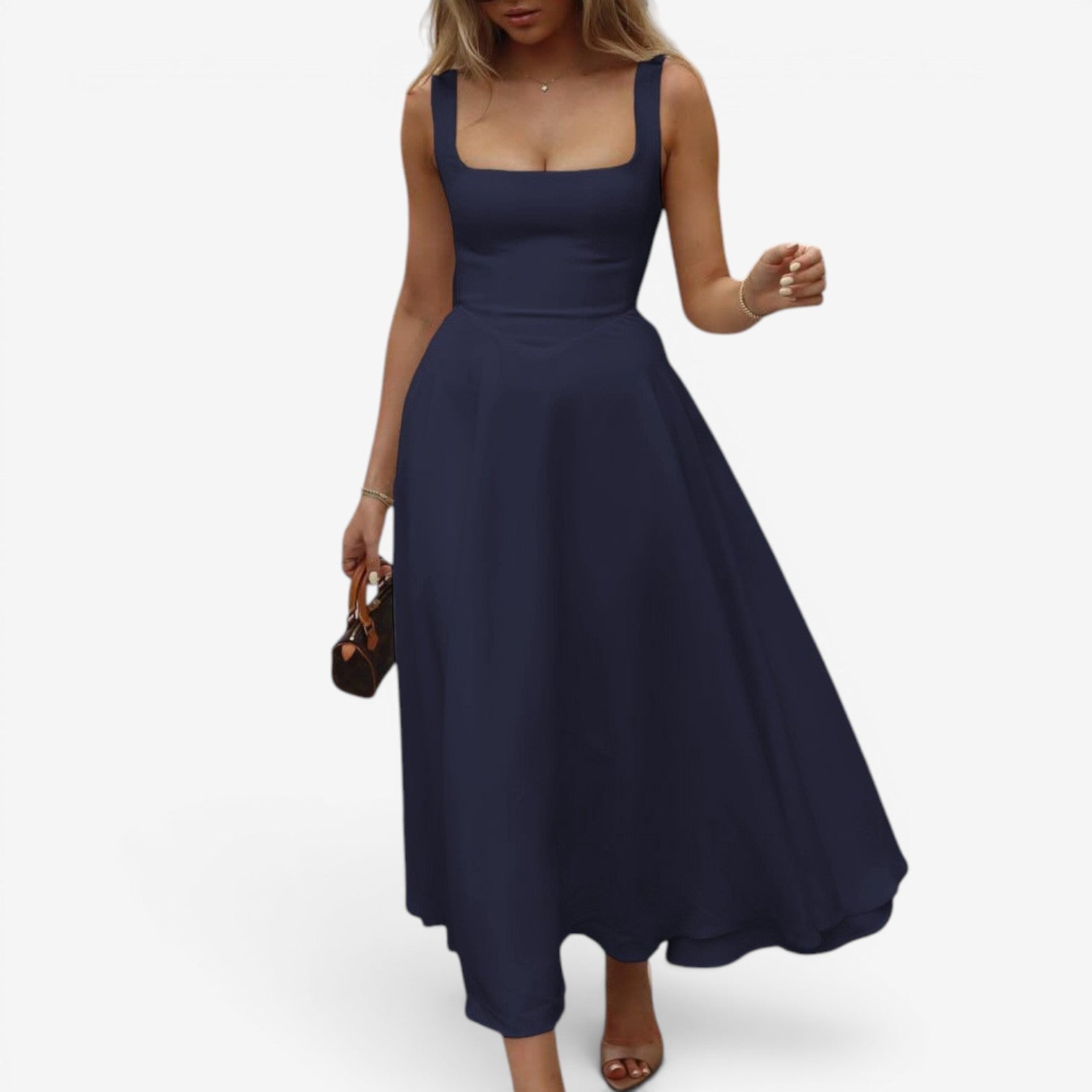 Louise™ Udsvingende midikjole