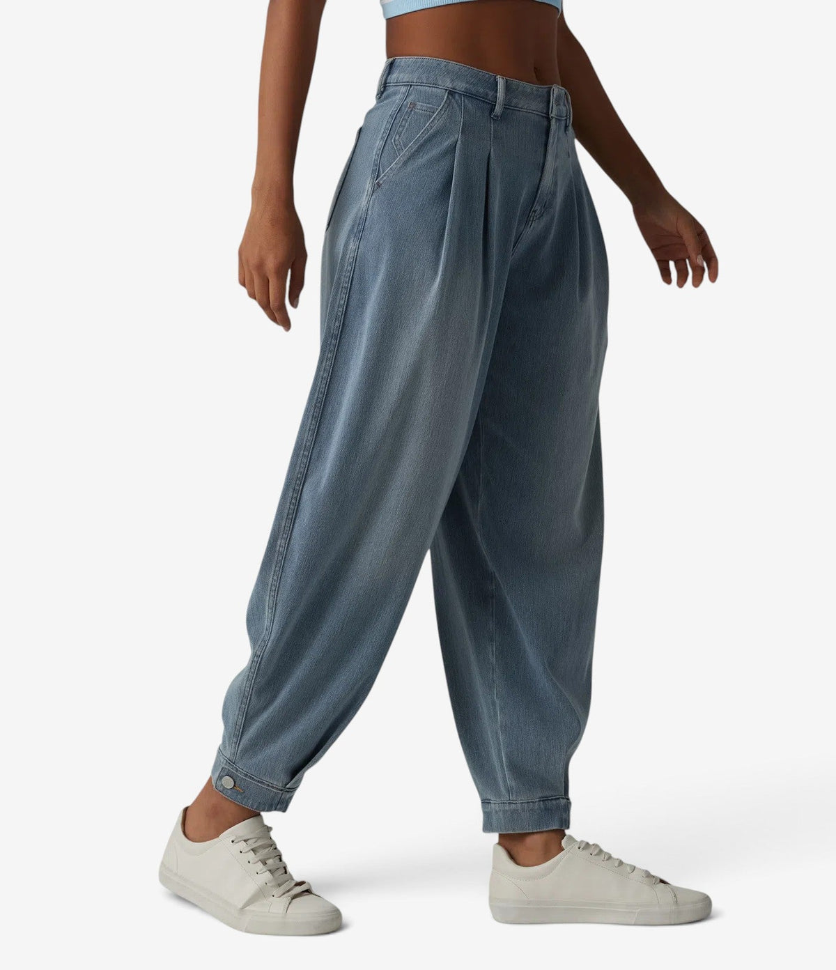Hera™ Plisserede denim jeans