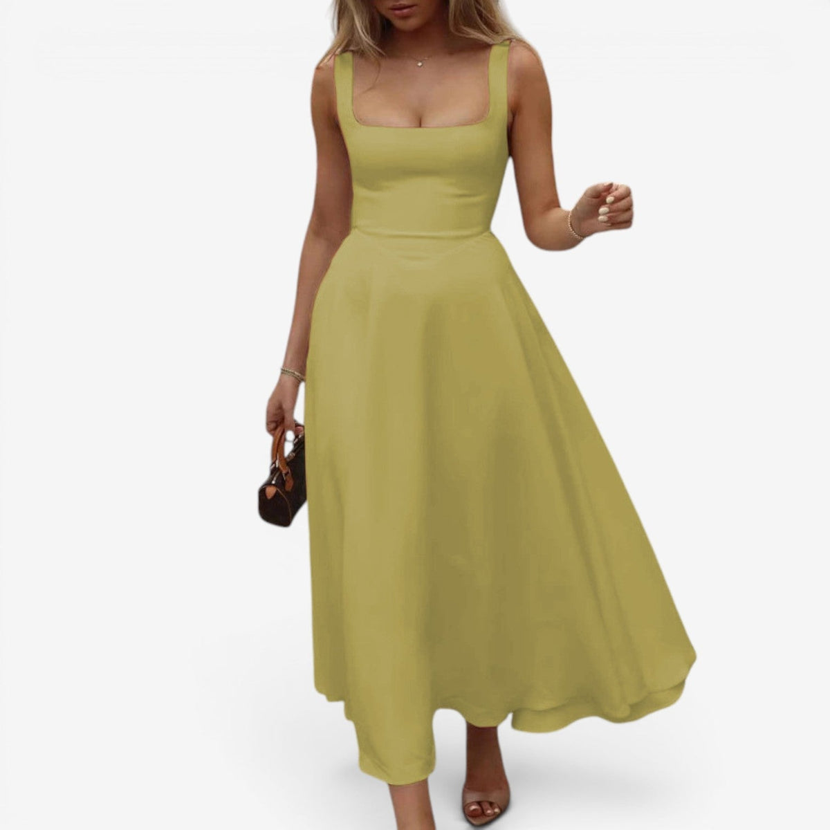 Louise™ Udsvingende midikjole