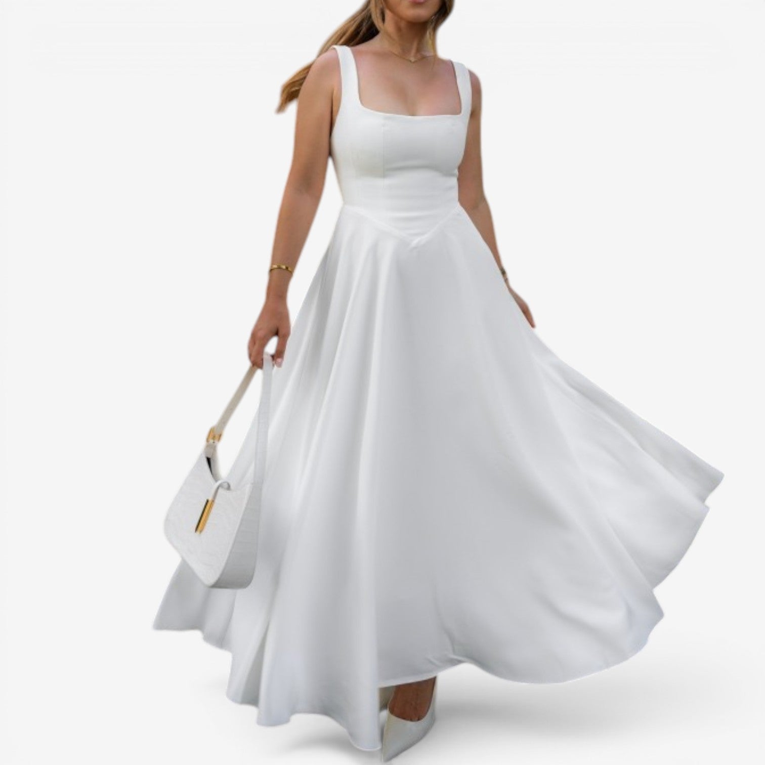 Louise™ Udsvingende midikjole