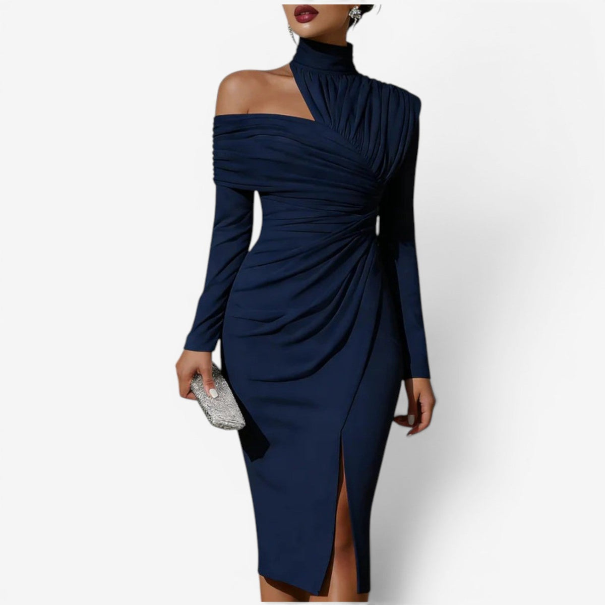 Kirstine™ Midi-slå-om-kjole