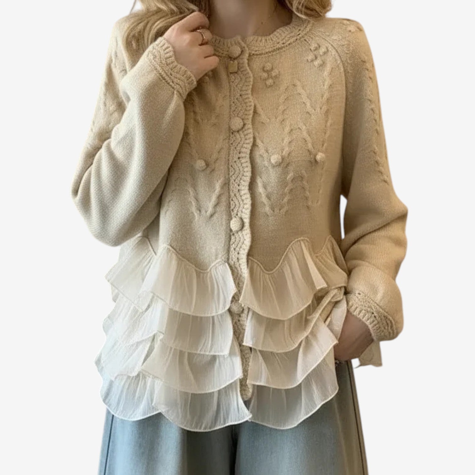 Mette™ Broderet vest