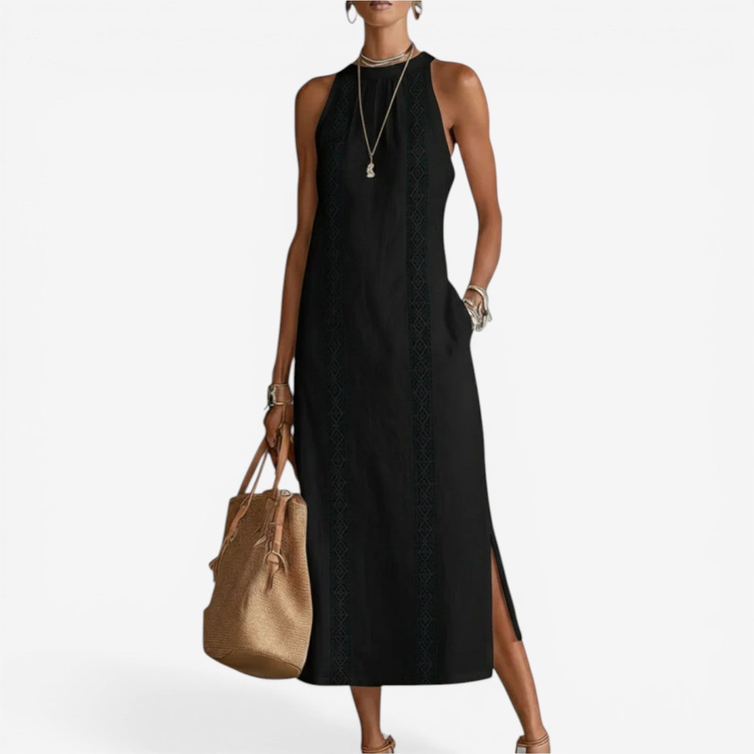 Astrid™ minimalistisk midikjole