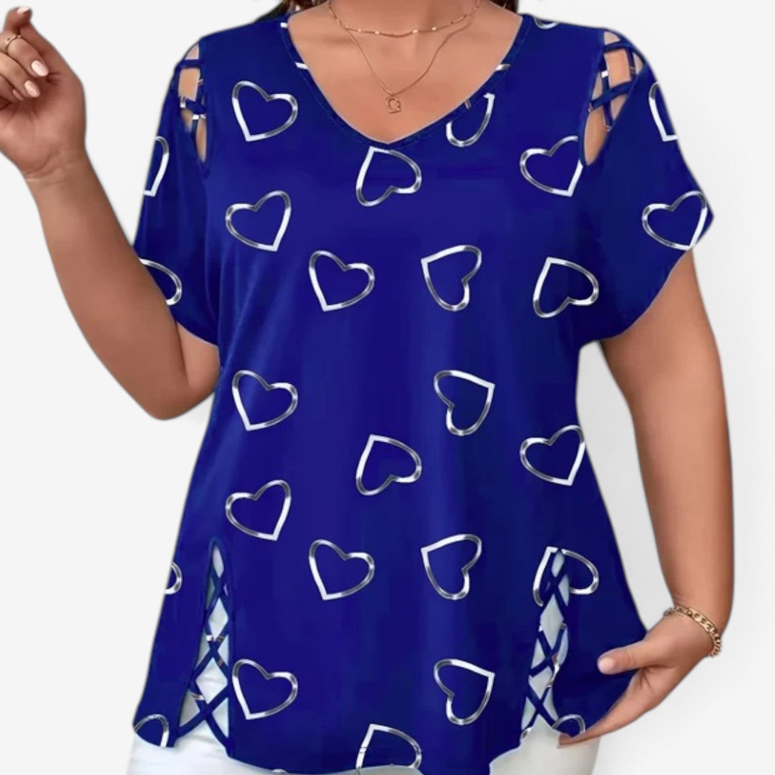 Jollie™ Top med hjerteprint