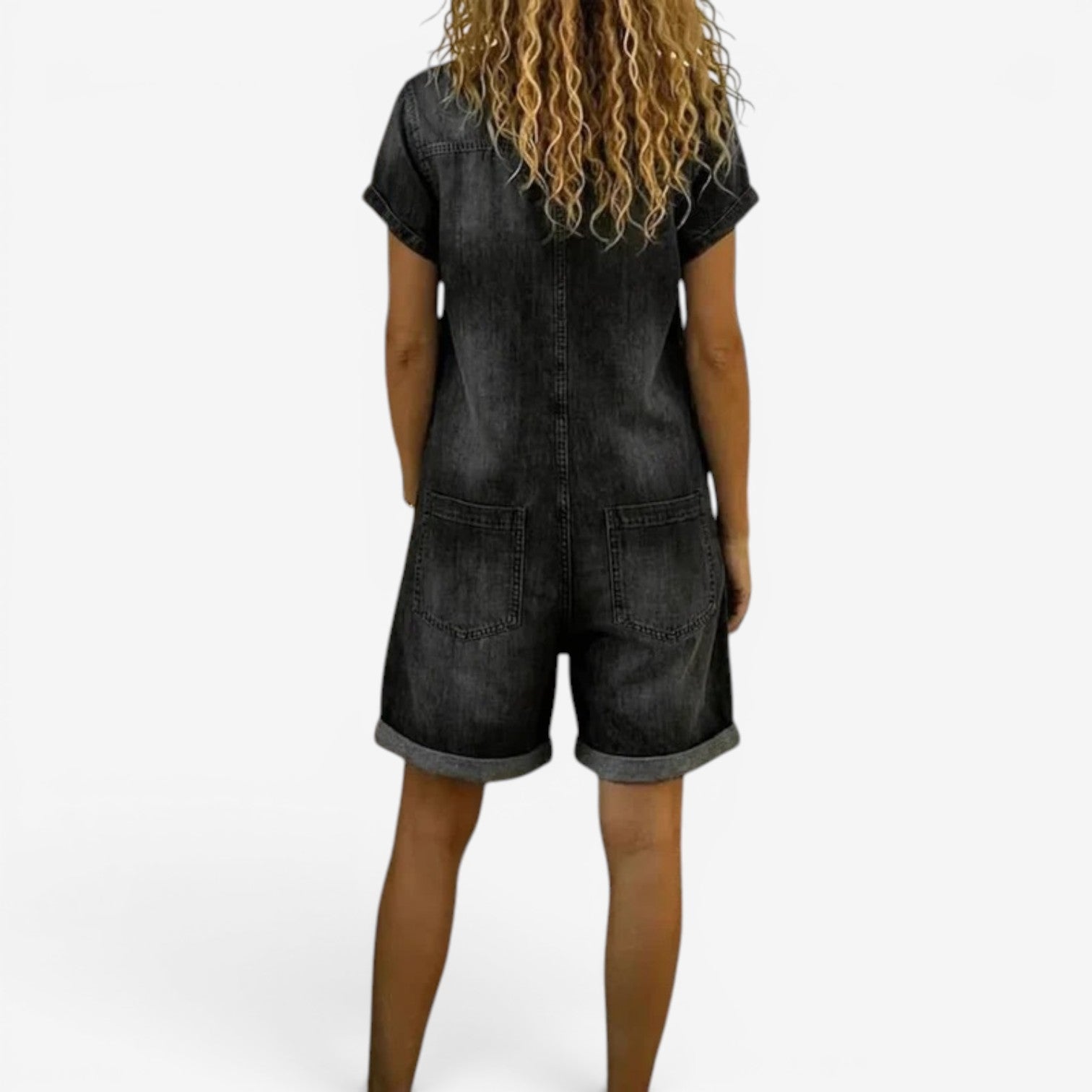 Isabella™ Kort cowboy-jumpsuit