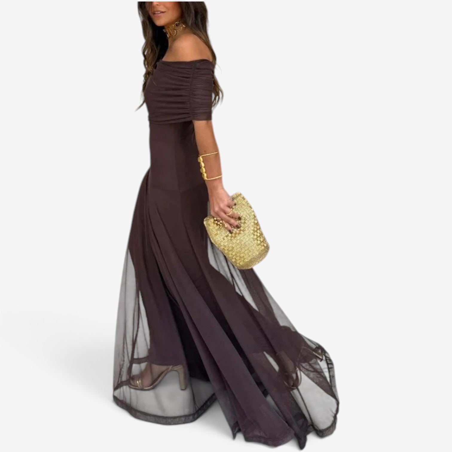 Karissa™ Draperet maxikjole
