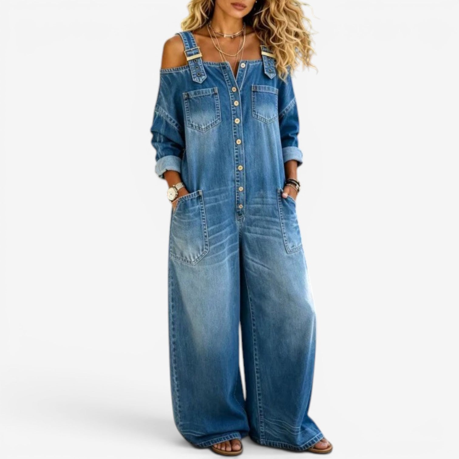 Liva™ Denim-jumpsuit