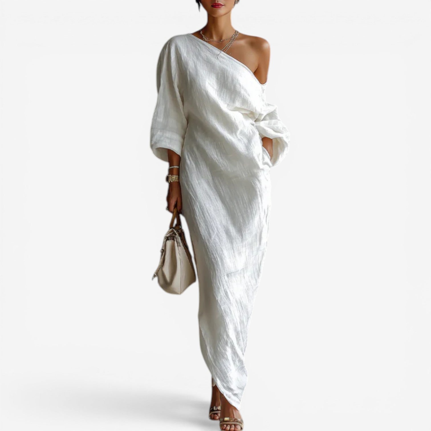 Agnes™ asymmetrisk kjole
