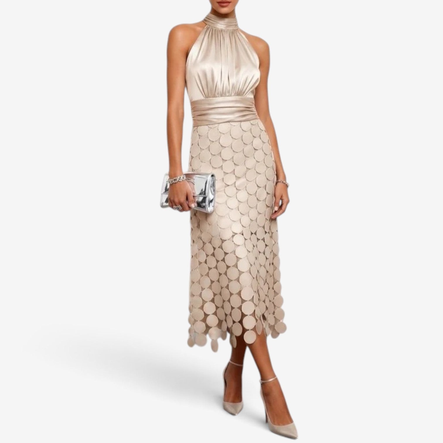 Karina™ Halter midi-kjole