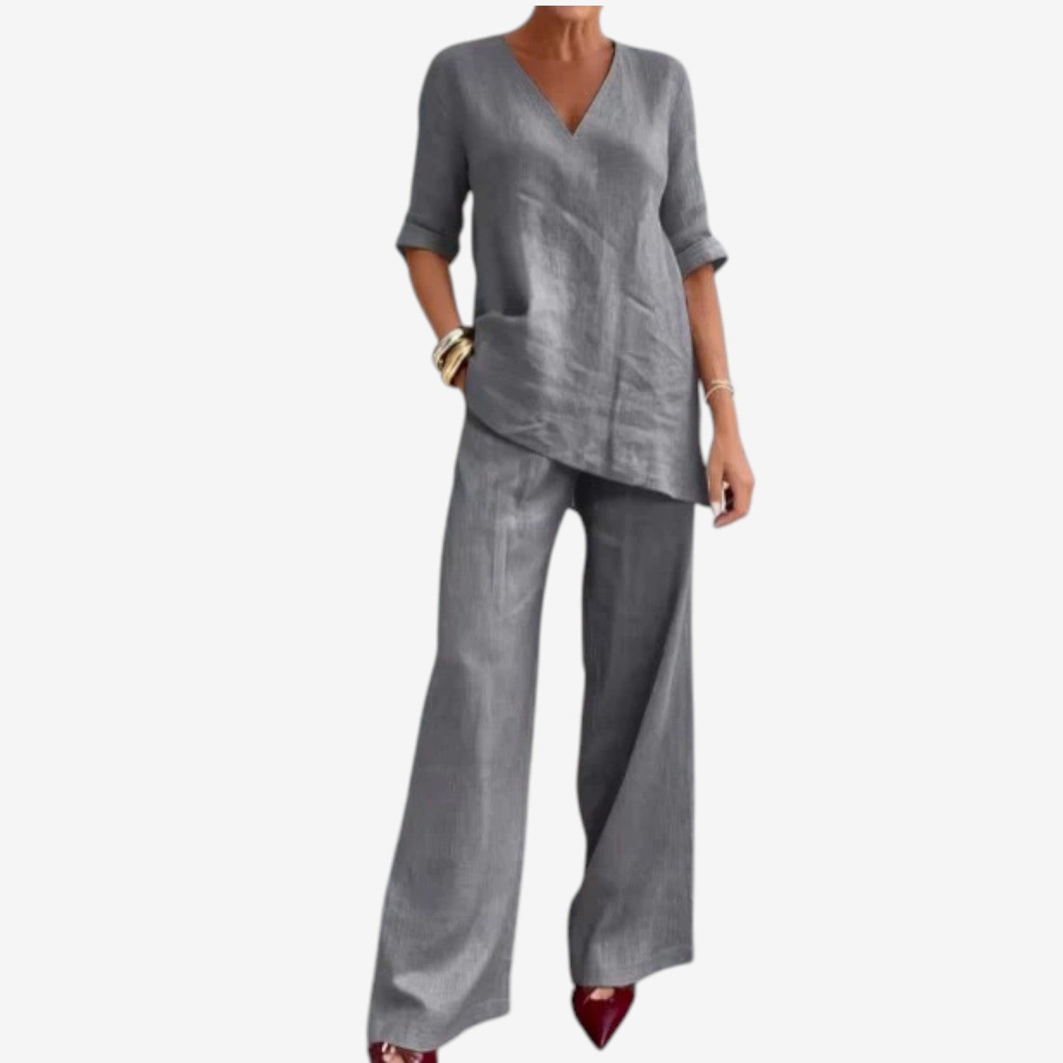 Alma™ Elegant flydende bluse
