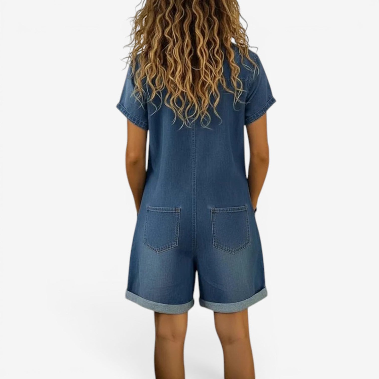 Isabella™ Kort cowboy-jumpsuit